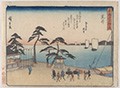 狂歌入東海道五拾三次　荒井