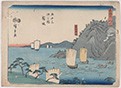 蔦屋版東海道卅　舞坂