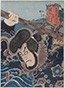 東海道五十三次之内　濱松 毛剃九右エ門