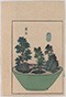 東海道五十三駅鉢山図会　濱松（盆景）
